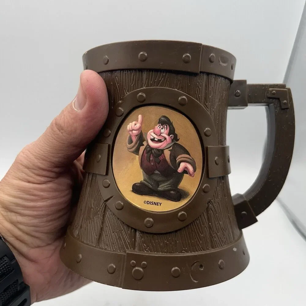 Disney Parks Beauty & The Beast Gaston's Tavern Mug Cup Stein Plastic Souvenir
